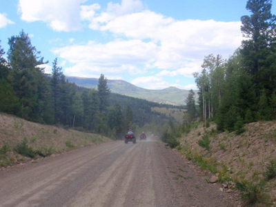 Some ATVs.